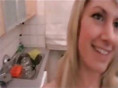 German, Amateur, Blowjob, Blonde